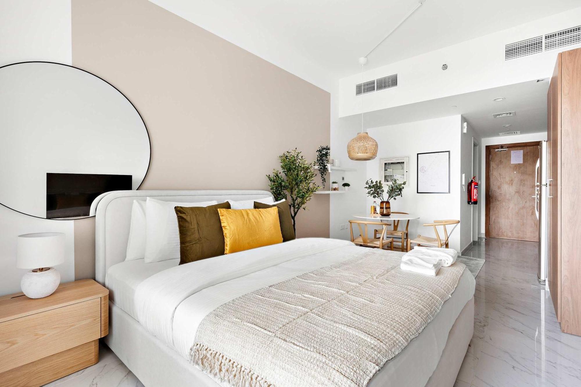 Silkhaus Chic Studio Near Masdar City Park Abu Dabi Dış mekan fotoğraf