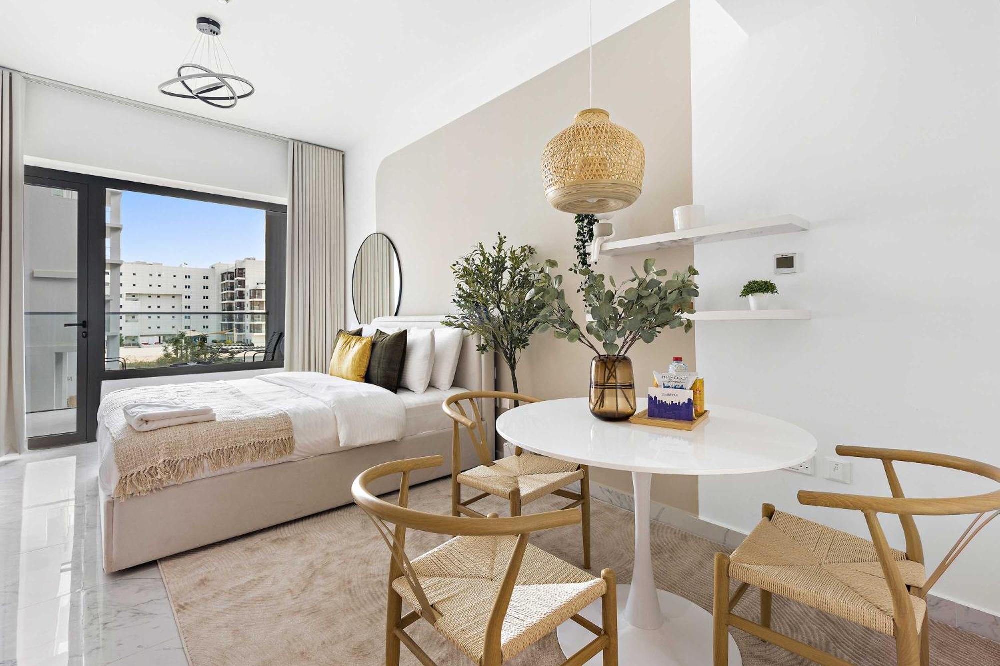 Silkhaus Chic Studio Near Masdar City Park Abu Dabi Dış mekan fotoğraf