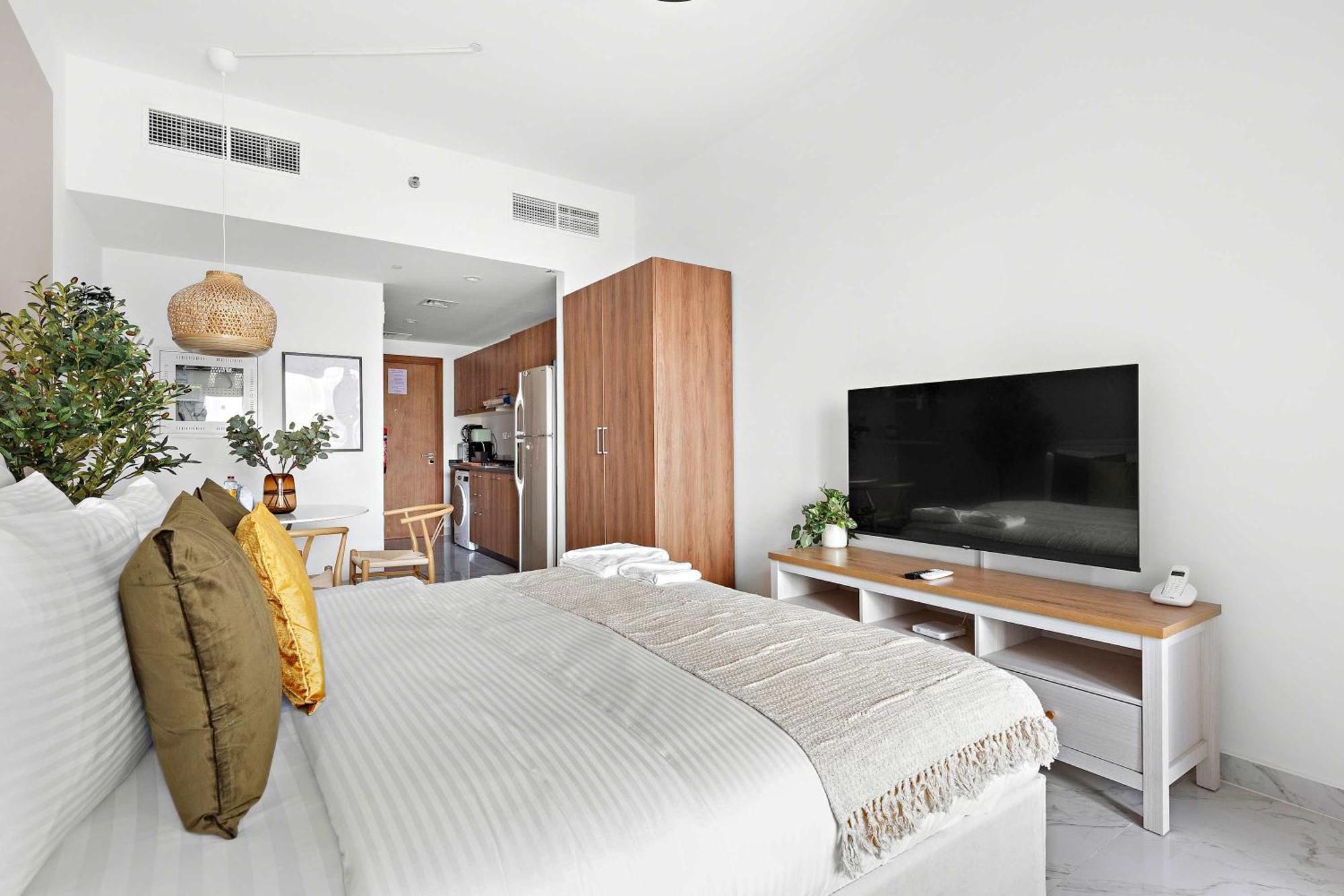 Silkhaus Chic Studio Near Masdar City Park Abu Dabi Dış mekan fotoğraf